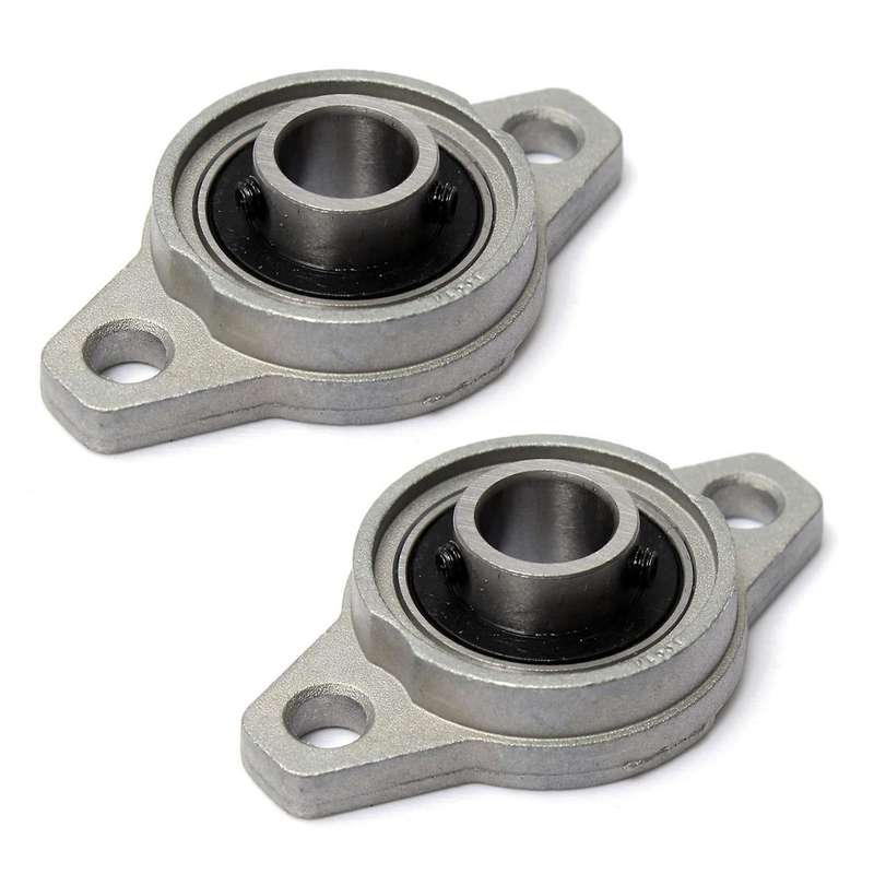 2x Kfl001 Zinc Alloy Flanged Bearings Bearings Ball Bearings 12mm