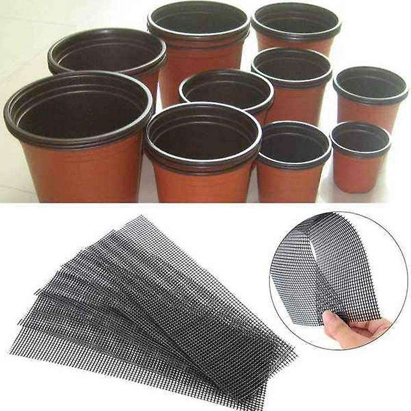 Hole Grid Mat 4 Inch X 12 Inch 5 Pieces Of Gasket-bonsai Drainage Net