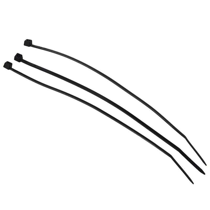 Auto-lock Elettrico Cavo Zip Cavo Fisso Fascette Nero X 100