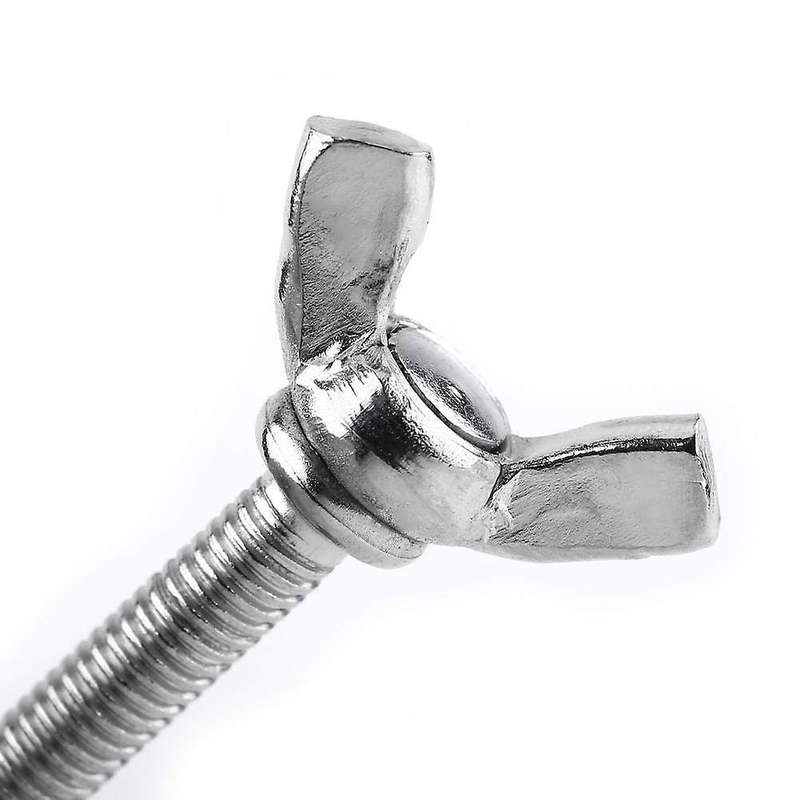 5 Pcs M5 Butterfly Wing Hand Screws Bolts Set, Full Thread (m5x40mm)