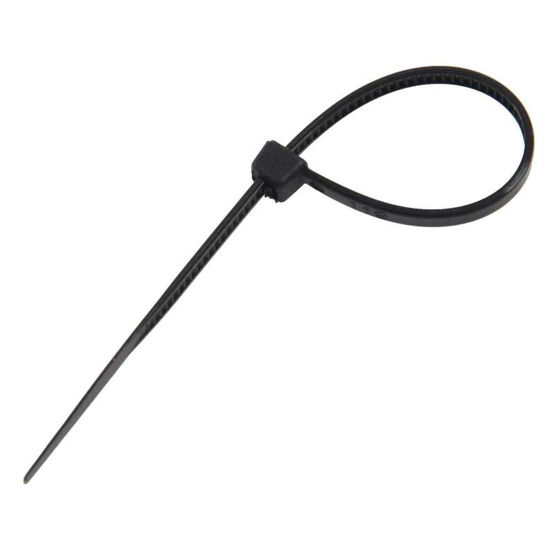 300pcs Black Nylon Cable Zip Ties Self Locking 2.5 X 100mm