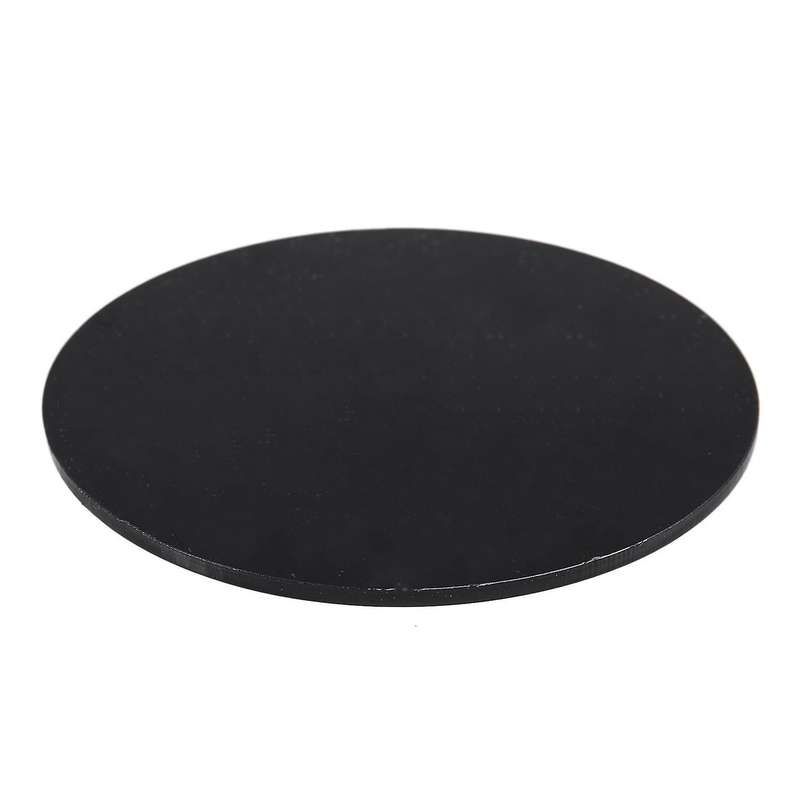 Black 3mm Acrylic Plastic Circular Plate Round Mirror Diameter: 50mm