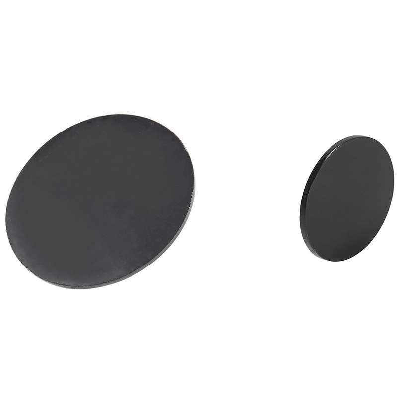 Black 3mm Acrylic Plastic Circular Plate Round Mirror Diameter: 50mm