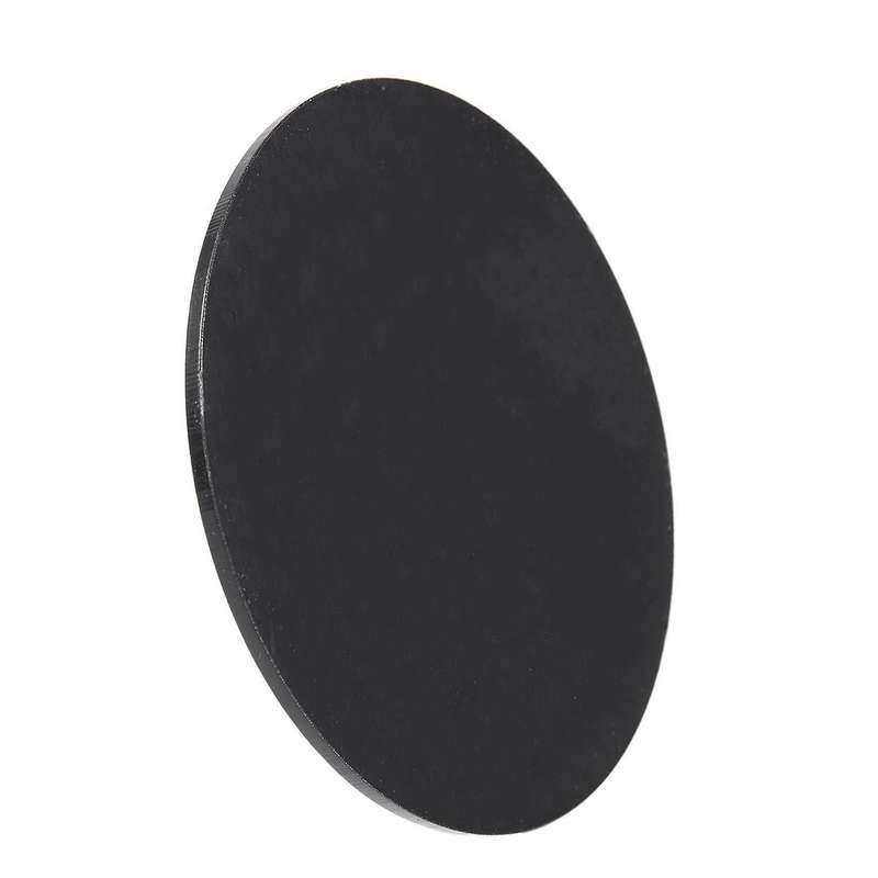 Black 3mm Acrylic Plastic Circular Plate Round Mirror Diameter: 50mm