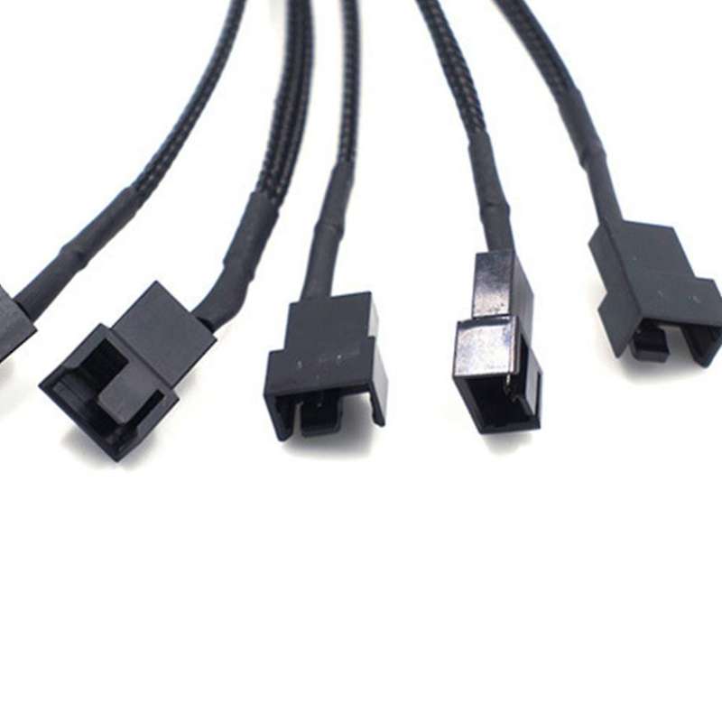15-pin Sata to 5 Fan Adapter Cable Sata to 3 Pin/4 Pin Adapter Cable