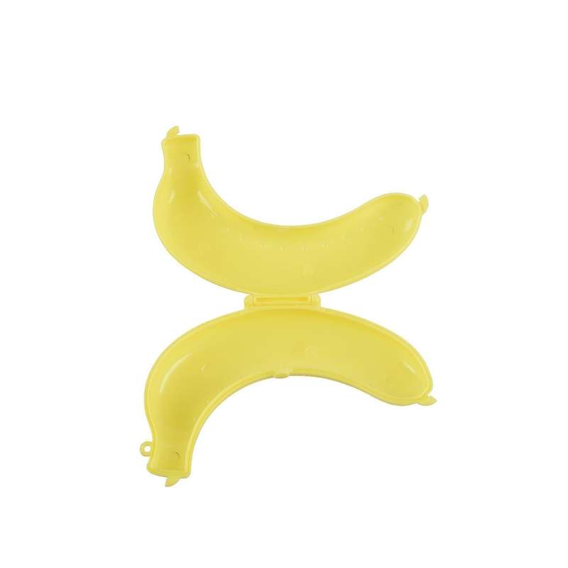 Banana Case Lunch Box Protector Container Holder Carrier Storage - Yellow