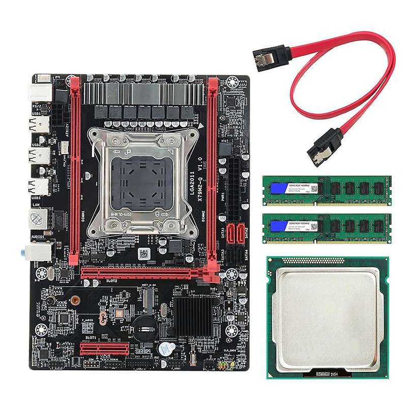 X79 (x79m-q) Motherboard with E5-2670 V2 Cpu+2x8g Ddr3 Ram Lga2011