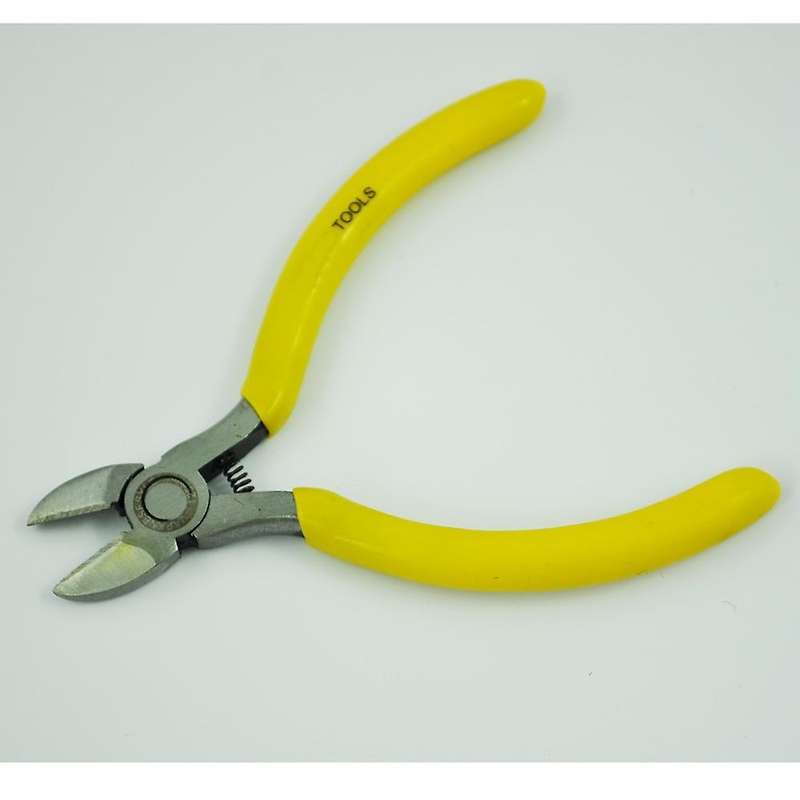 Professional Tools Wire Cutter Plier Yellow 4.5 Inch 125 Mm