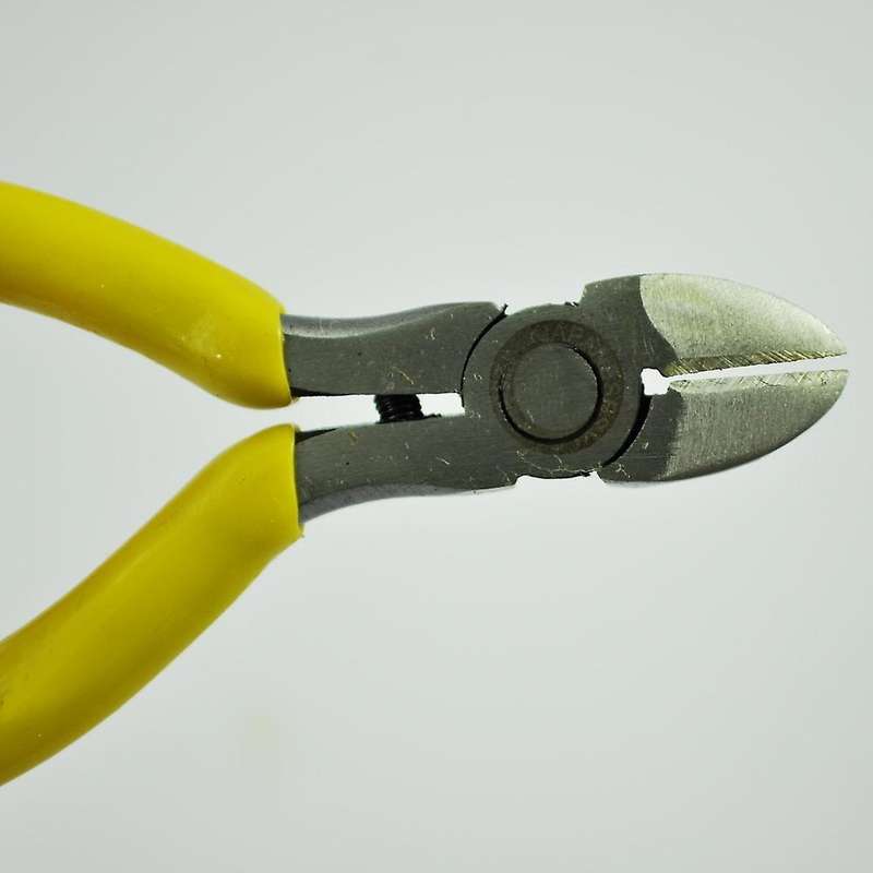 Professional Tools Wire Cutter Plier Yellow 4.5 Inch 125 Mm