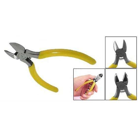 Professional Tools Wire Cutter Plier Yellow 4.5 Inch 125 Mm