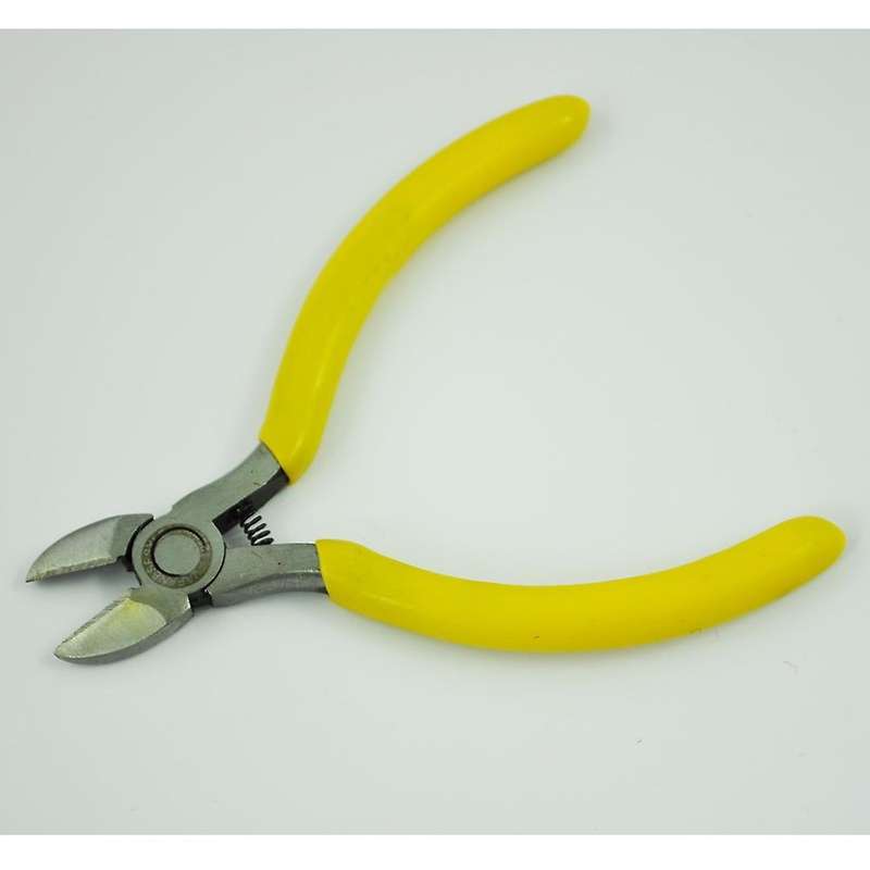 Professional Tools Wire Cutter Plier Yellow 4.5 Inch 125 Mm