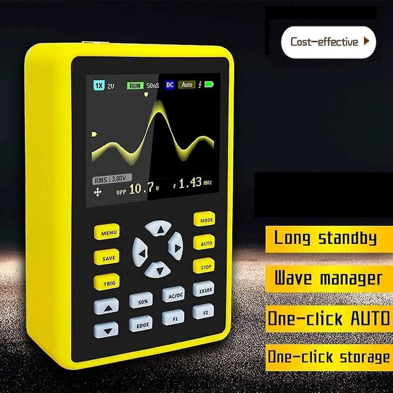 Fnirsi-5012h Screen Digital Oscilloscope Support Waveform Storage