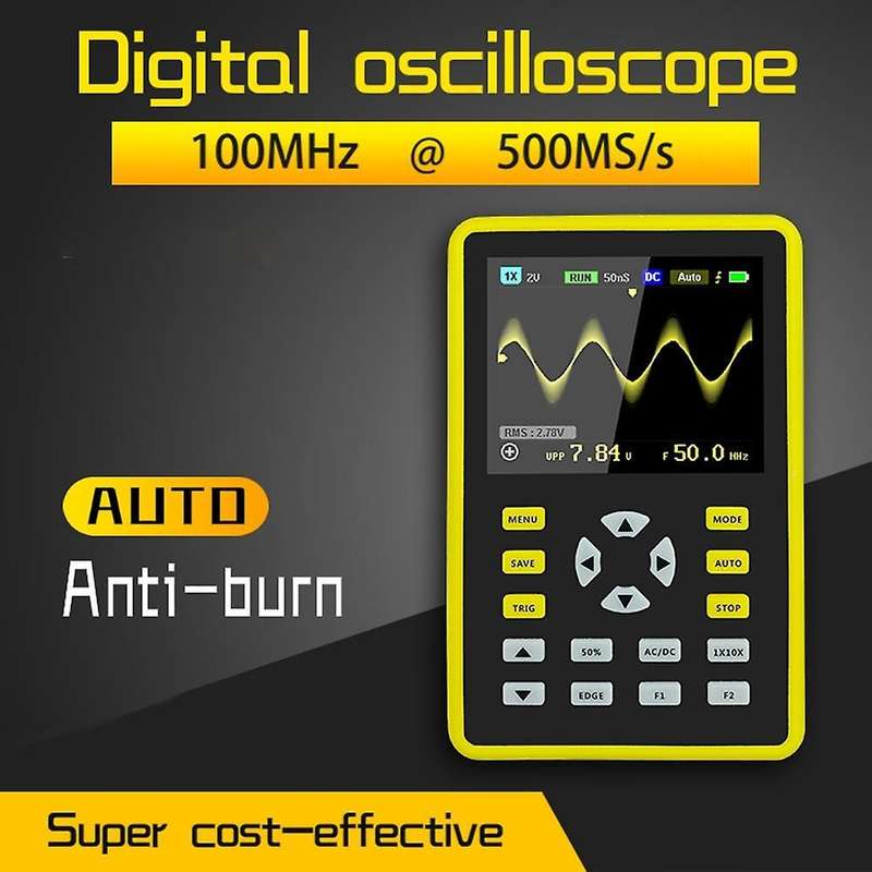 Fnirsi-5012h Screen Digital Oscilloscope Support Waveform Storage