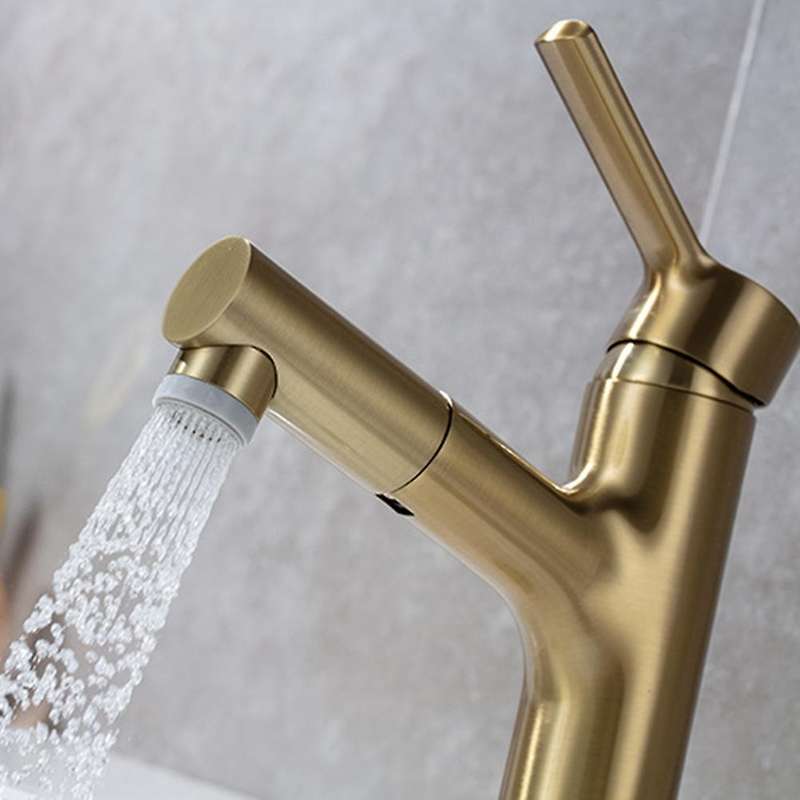 Basin Mixer Taps 2 Modes Pull Out Spray, for Bathroom Bar Sink