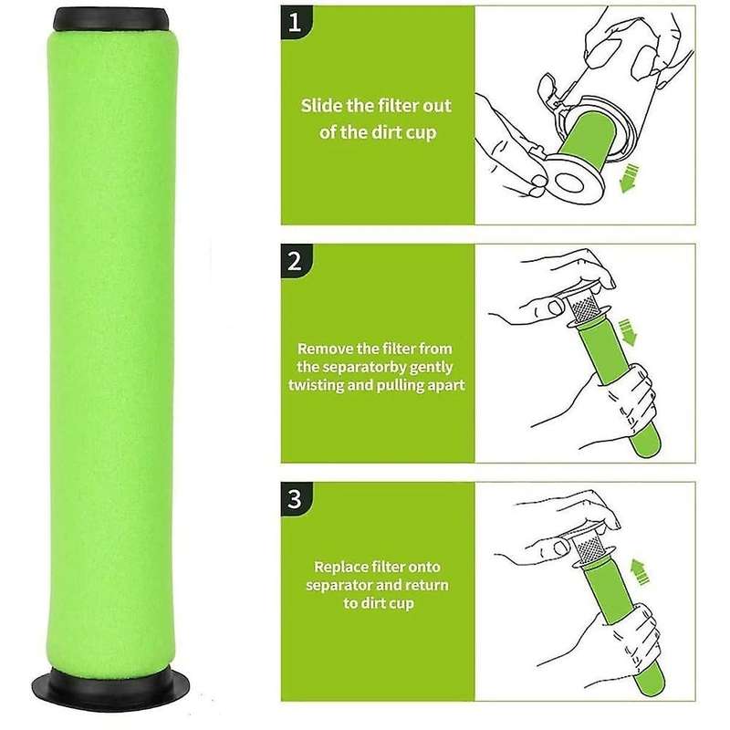 Washable Dirt Bin Stick Filter for Gtech Airram Mk2 & Air Ram Mk2 K9