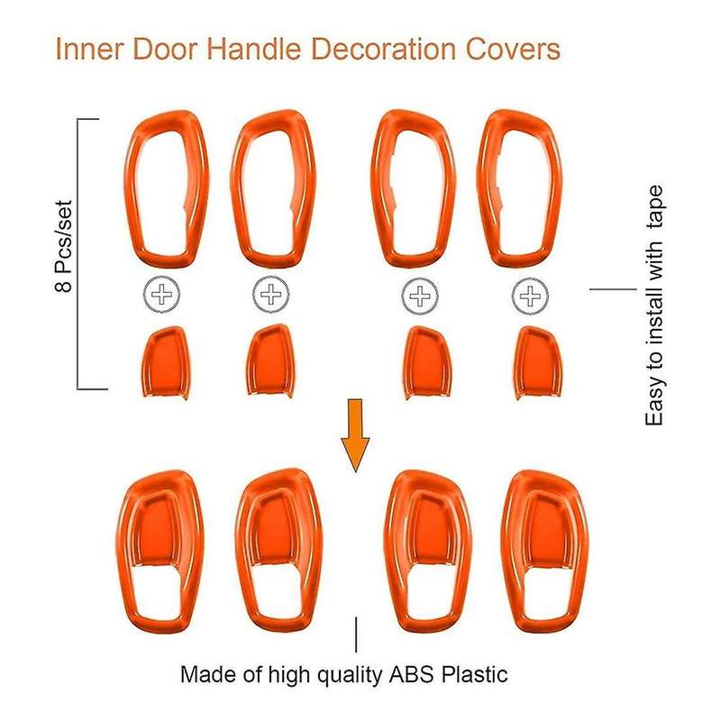 Air Conditioning Vent Interior for Jeep Renegade 2016-2018 (orange)