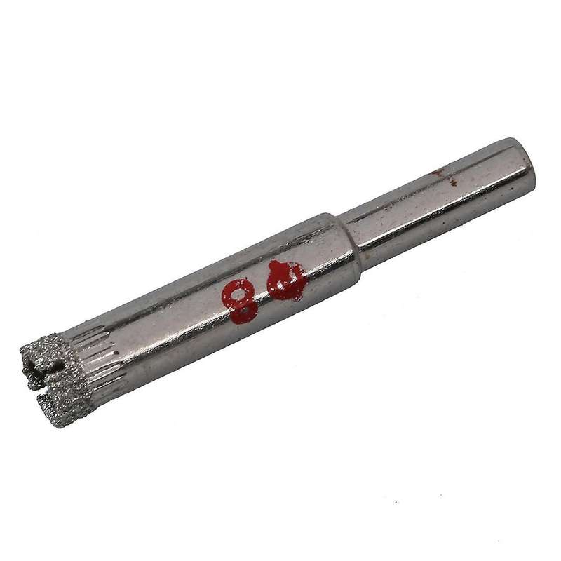 8mm Dia Diamond Tipped Drill Bit Tile Glass Hole Saws 2 Pcs