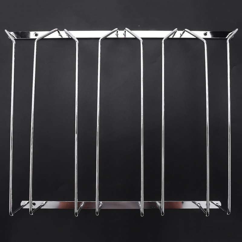 5x Under Cabinet Stemware Wine Glass Holder Rack 2.17 Inch Deep
