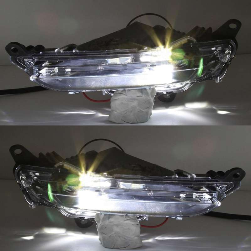 Right Drl Light Headlight Fog Light Led Daytime Running Lamp