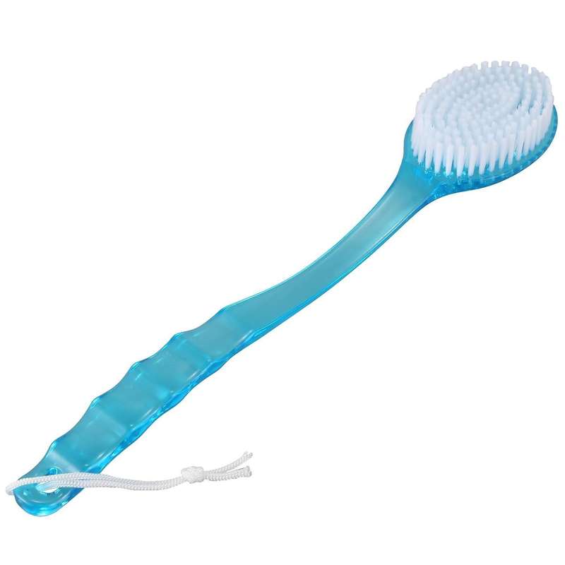 Long Handled Back Brush Scrubber Massager Disability Helper Green