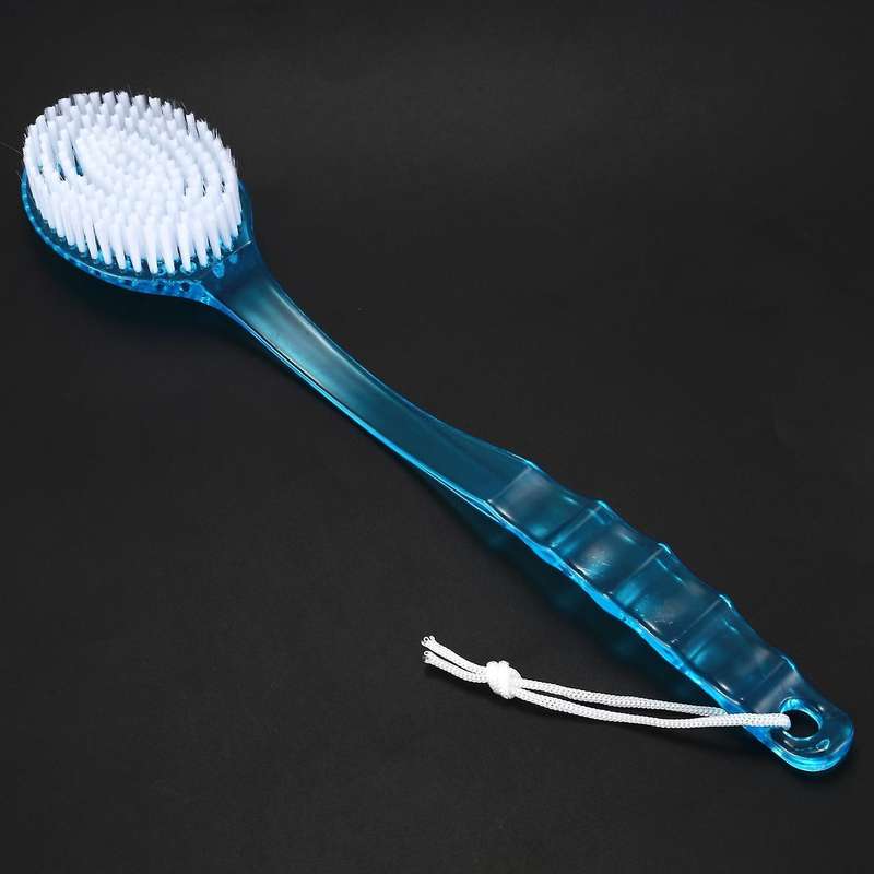 Long Handled Back Brush Scrubber Massager Disability Helper Green