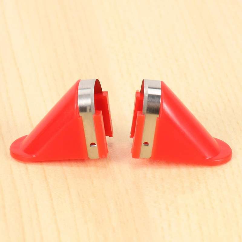 5pcs Stainless Steel Blades for Electric Vegetable Fruit Peeler (red)