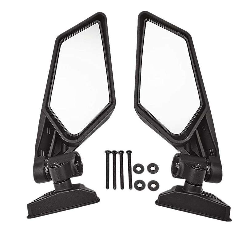 Utv Side Mirrors Adjustable for Can Am Maverick X3 Suzuki King Quad