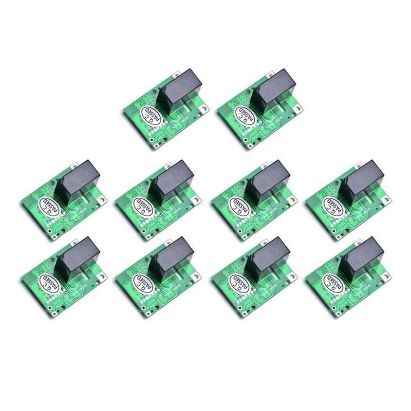 10pcs Re5v1c Relay Module Wifi Diy Switch Selflock Working Modes App