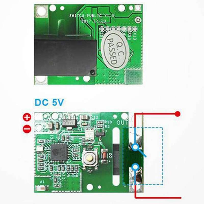10pcs Re5v1c Relay Module Wifi Diy Switch Selflock Working Modes App
