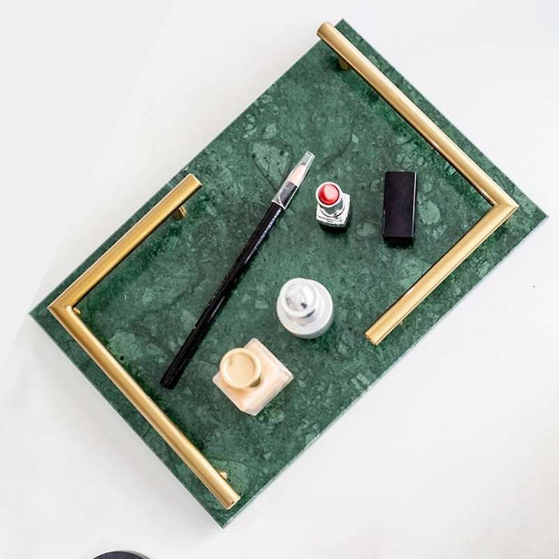 Marble Texture Trays Bathroom Tray with Handle Bathroom Tray B