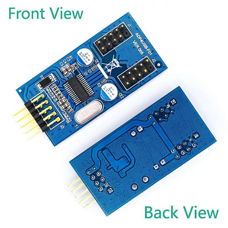 9pin Usb Header Male 1 to 2 Female Usb Hub Extension Card for Desktop
