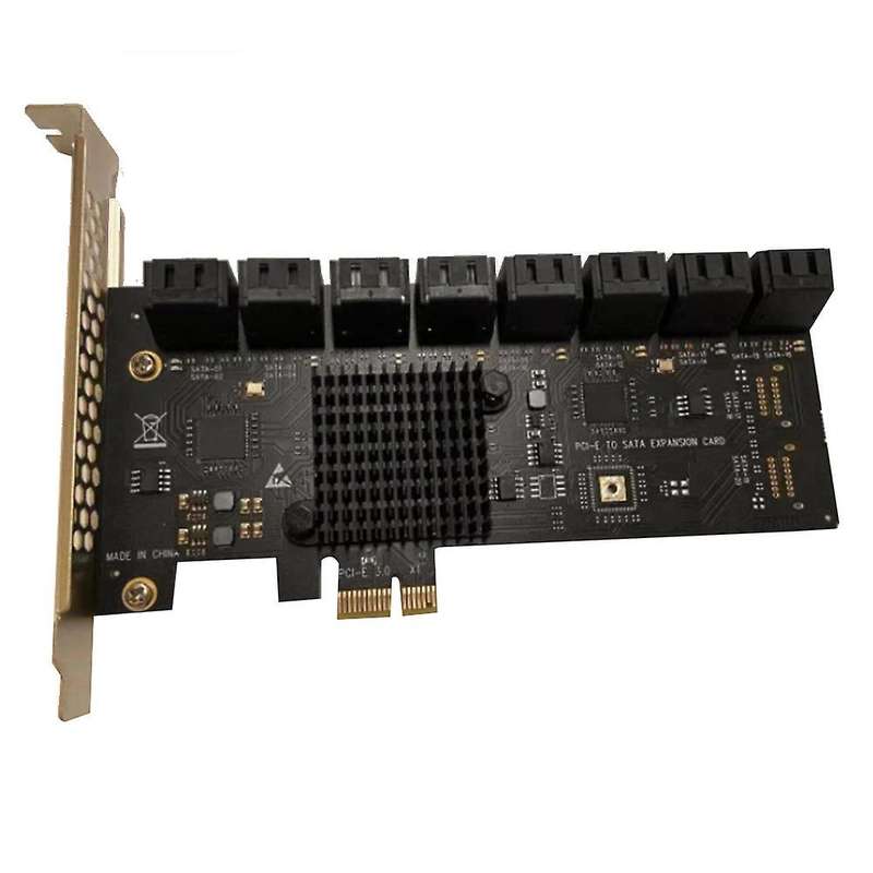 Pcie Sata Card 16 Ports 6gb Sata 3.0 Pcie Card, Pcie to Sata