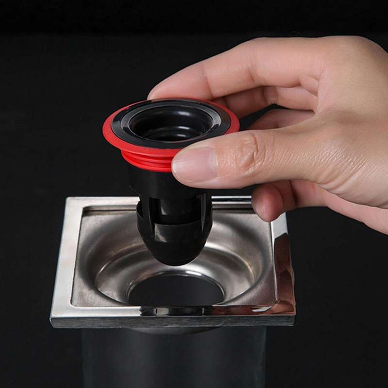 Toilet Deodorant Toilet Floor Drain Control Anti-odor Artifact, Black