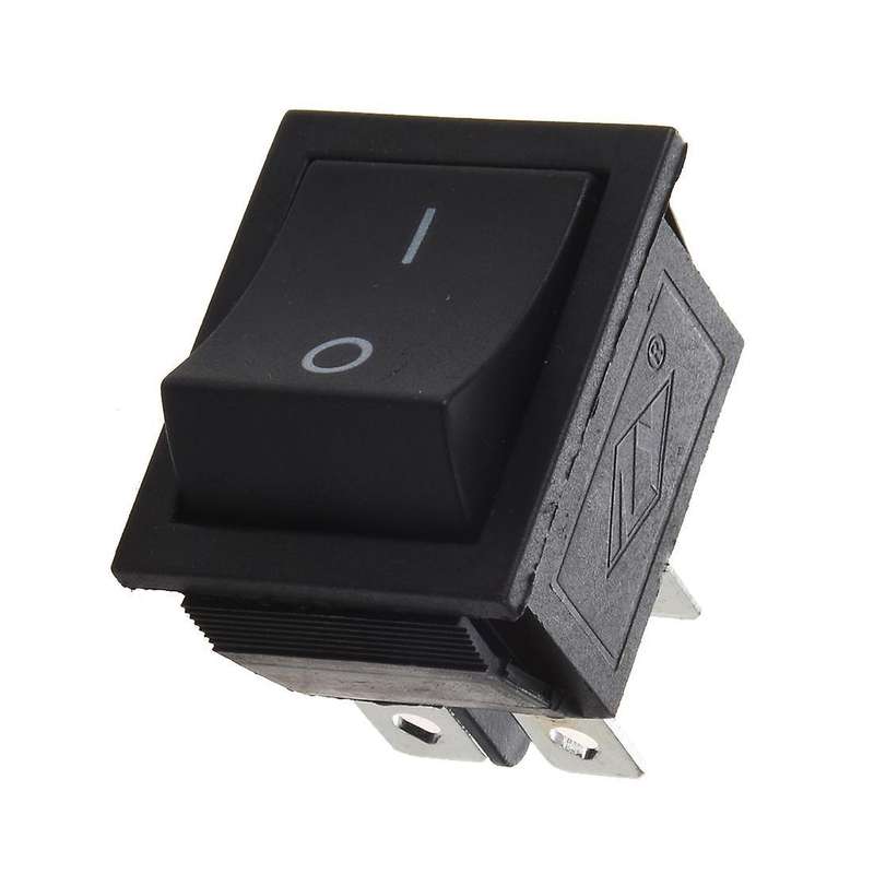 Ac 250v 16a 4 Pin On/off I/o 2 Position Dpst Snap In Boat Rocker Switch 28x21mm