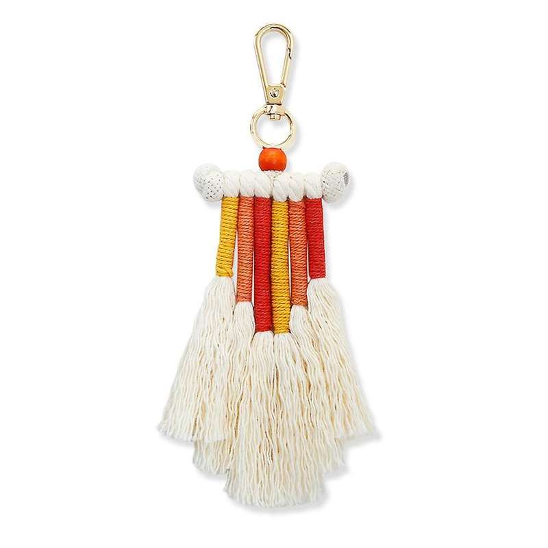 Boho Rainbow Keychain, with Tassel for Car Key Bag Purse Charm Gift,c