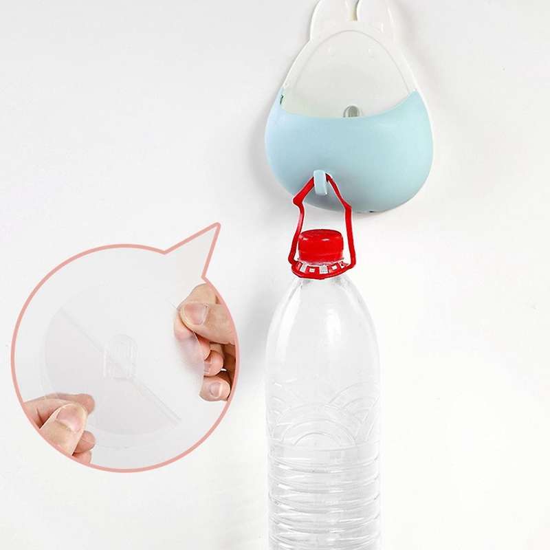 Bathroom Wall Mount Shelf Toothbrush Razor Holder Storage Box C