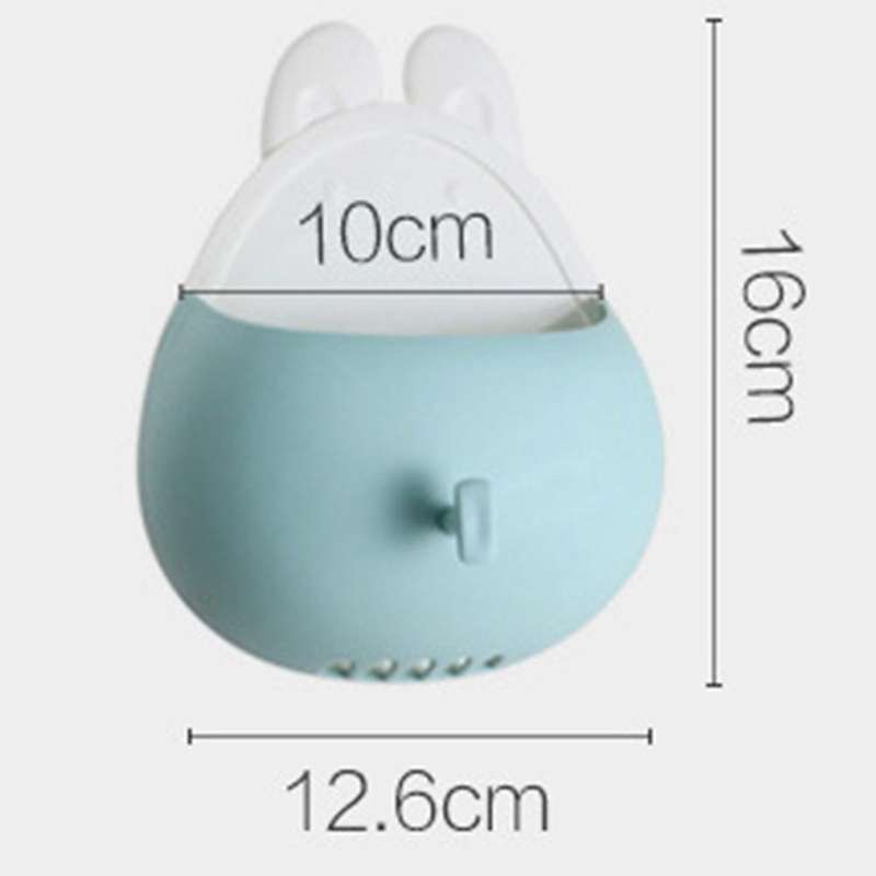 Bathroom Wall Mount Shelf Toothbrush Razor Holder Storage Box C