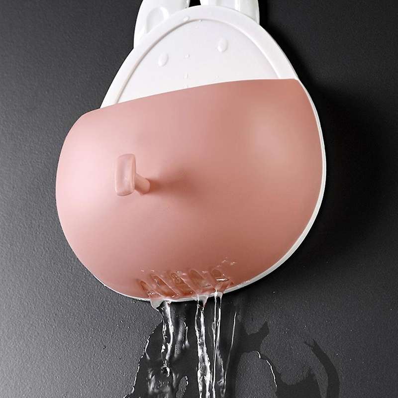 Bathroom Wall Mount Shelf Toothbrush Razor Holder Storage Box C