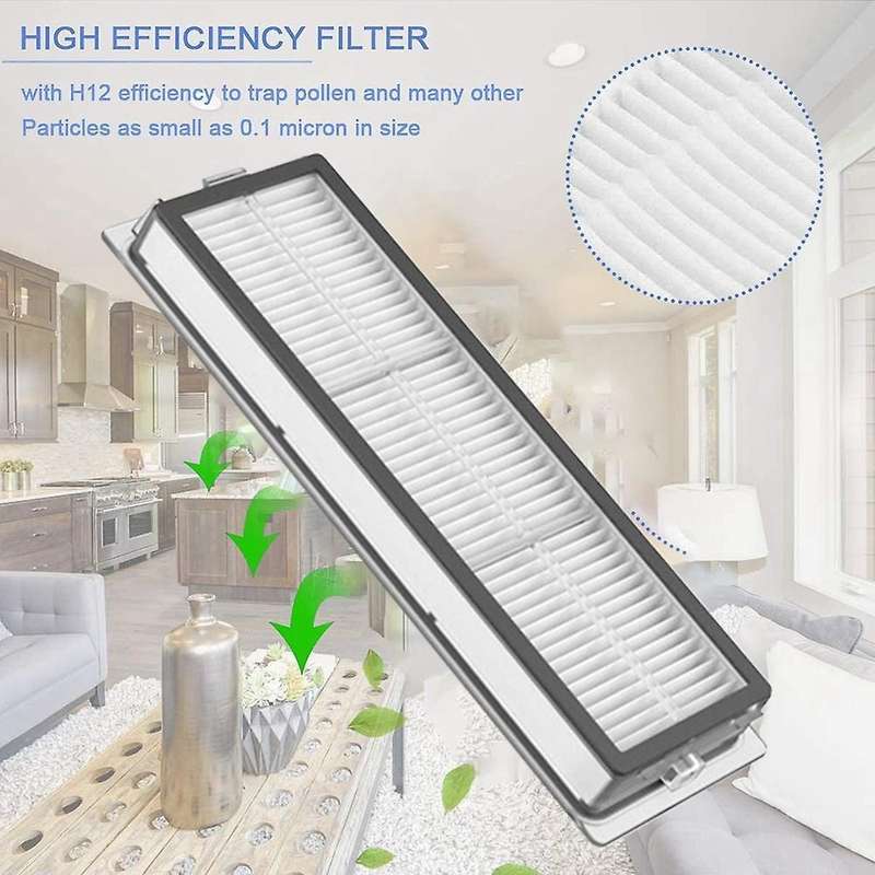 2pcs Parts for Xiaomi Dreame W10 Robotic Vacuum Cleaner Hepa Filter
