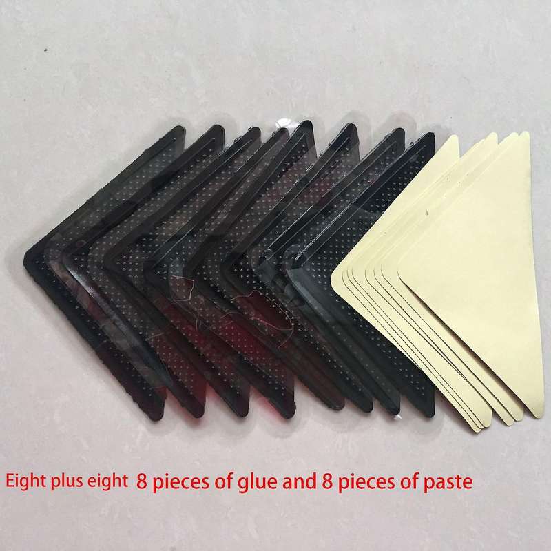 8pc Rug Gripper with 8pcs Auxiliary Stickers Double Sided