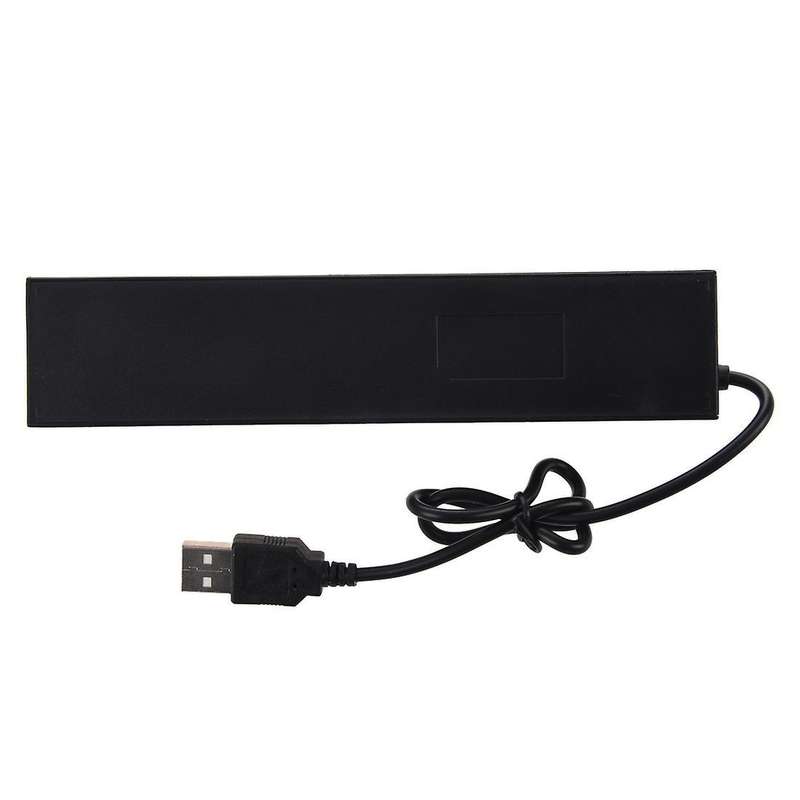 7-port Usb Hub with On / Off Switch, Black