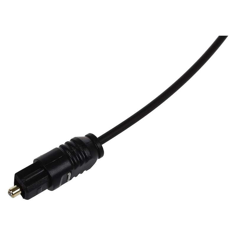 3 Ft 1.1m Metre Digital Fibre Optical Audio Toslink Spdif Md Dvd Cable Lead Plug