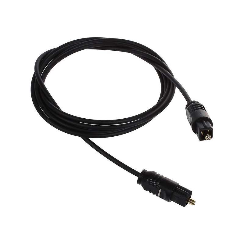 3 Ft 1.1m Metre Digital Fibre Optical Audio Toslink Spdif Md Dvd Cable Lead Plug