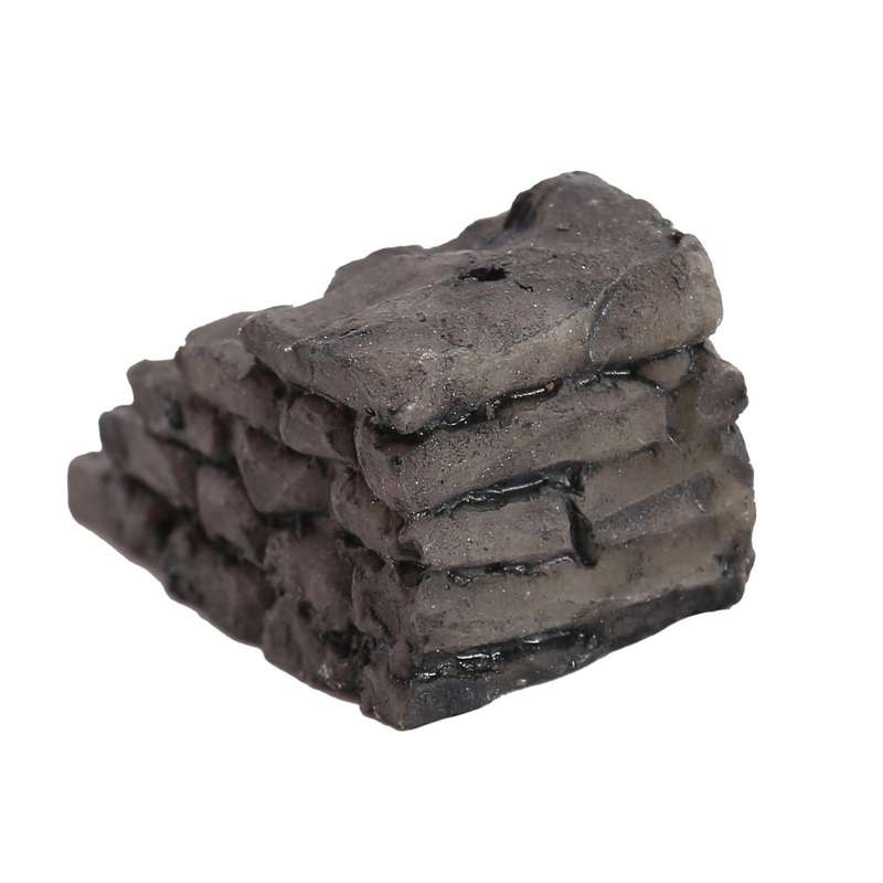 Resin Bridge Stair Pot Plant Bonsai Craft Straight Stairs Gray