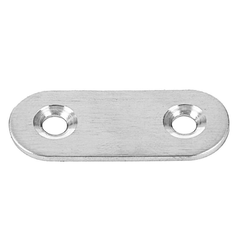 38mm X 16mm Straight Repair Joining Mending Flat Plate Bracket 5pcs