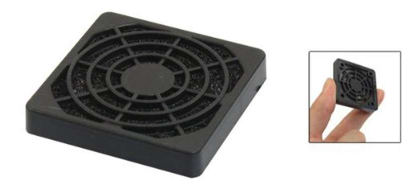 Pc Computer Black Plastic Dustproof Filterable 40mm Fan Filter Guard