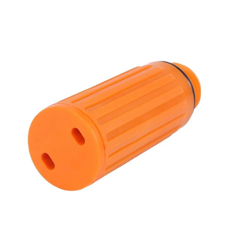 16mm Male Thread Dia Plastic Oil Plug for Air Compressor Orange