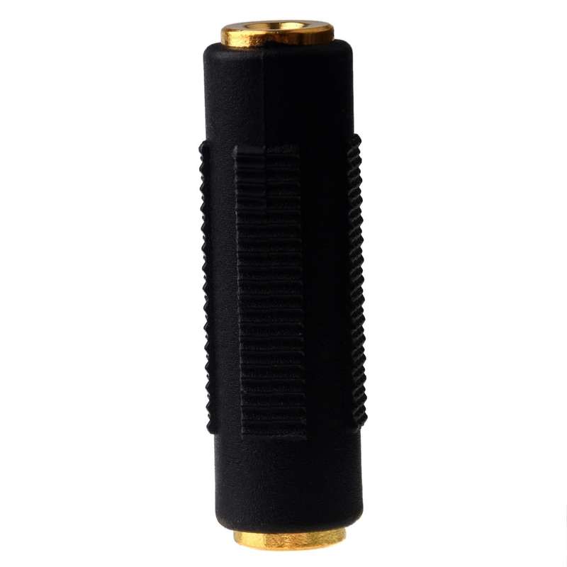 Gold Plated 3.5 Mm Stereo Coupler Female to Female Jack