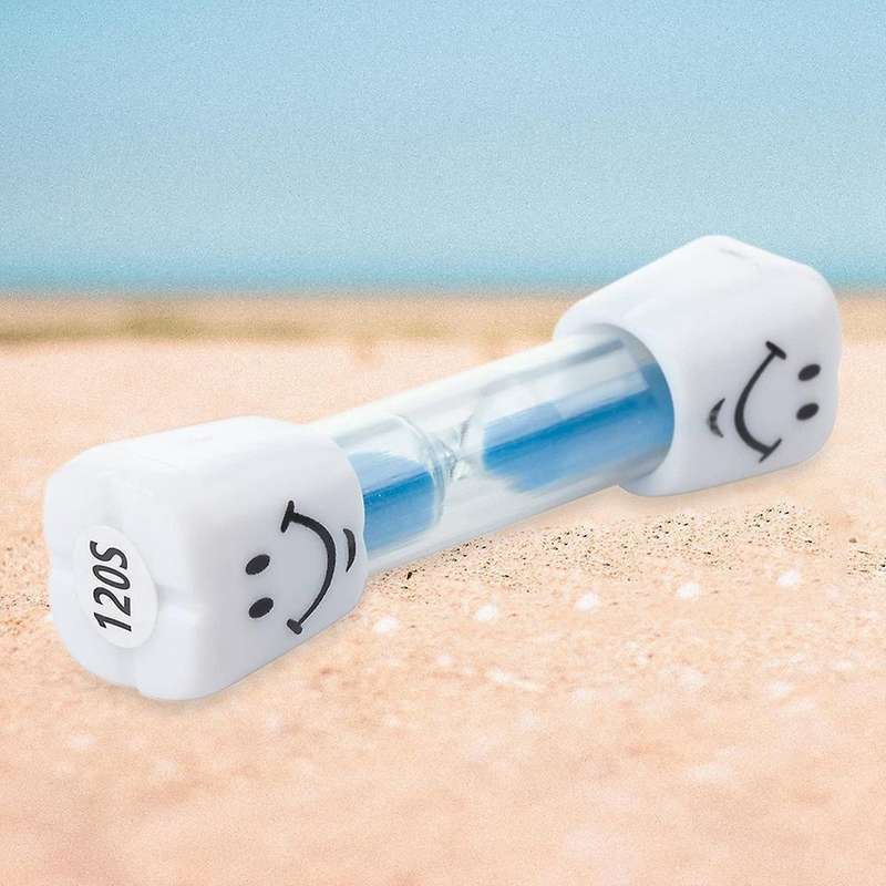 Smiling Face Hourglass 2 Minutes Mini Children's Tooth Brushing Timer