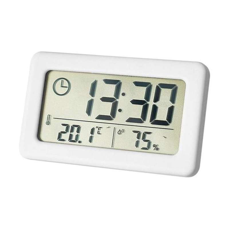 Led Digital Clock Electronic Digital Screen Desktop Clock -white